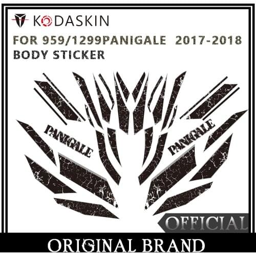 KODASKIN Motorcycle For DUCATI 959PANIGALE 1299PANIGALE 2017-2018 2D Fairing Emblem Sticker Decal