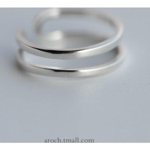 Punk Line Rings For Women Girls Fashion Irregular Finger Rings Gift 2021 Female Jewelry Party