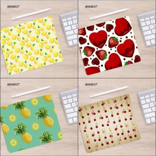 MRGBEST Hot Sale Mouse Pad S 220x180mm Simple Fruit Pads with No Locked Edge High-end Nature Rubber Mouse-pad Desktop Game Pad