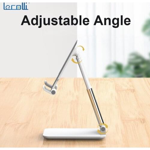 Latest Retractable Telescopic Folding Desk Stand Lazy Tablet And Mobile Phone Holder Aluminum Universal