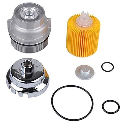 NEW Car Oil Filter Housing Cap with Cap Plug and Wrench kit Fit for Toyota Sienna RAV4 Venza Camry Avalon Highlander 15620-31060