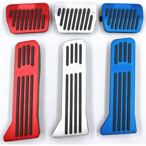 Car Throttle Brake Pedals, Interior Modification Accessories, Aluminum Alloy Rubber Anti-skid Pedals,for Mazda CX-5 2010-2020