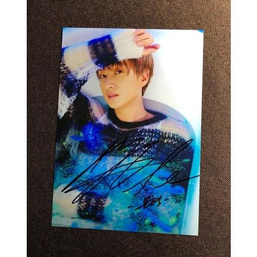 Signed SJ SuperJunior Super Junior Eun Hyuk autographed photo TIME SLIP 5*7 11P