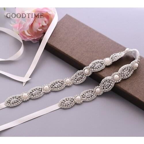 Luxury Women Belt Handmade Rhinestone Girdle Beaded Pearl Belt Wedding Accessories For Girl Bride Wedding Party Dress Decoration