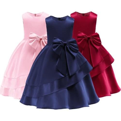 2-10yrs Teenage Christmas Clothes Girl Wedding Princess Dress Party Elegant Sleeveless New Year Dress For Baby Girls Clothes