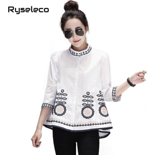 Женские блузки Ryseleco China At AliExpress