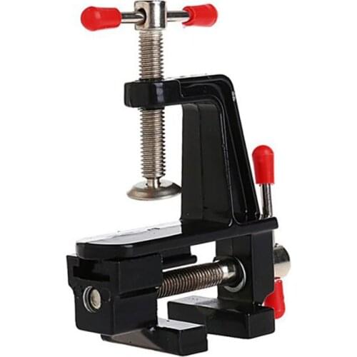 3.5" Vise Board Bench Aluminum Small Vice Machine Jewelers Paste Clip On Bench Vice Table Vise Mini Tool Work Bench