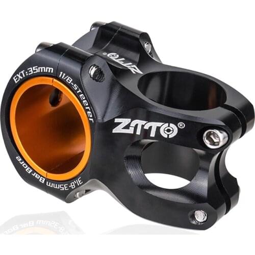 Aluminum Alloy MTB Bike High-Strength Lightweight Road Bicycle Stem 35mm/31.8mm CNC 0 Degree Rise For XC AM DH FR Cycling Parts