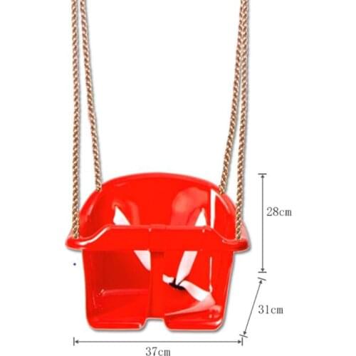 Rope Swing Seat With Rope & Mounting Rings Kids Baby Kids Toddler Plastic Swing