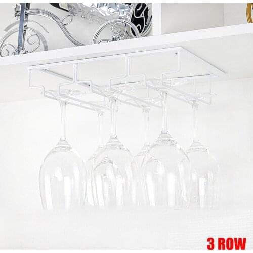 Wine Glasses Rack Under Cabinet Stemware Rack Wine Glass Hanger Racks Wire Glass Holder D1