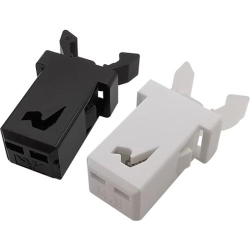 10Pcs PR-001 Small Door Lock Switch Self-locking for Trash Can MS Air Conditioner Set Top Box TV EVD DVD Door Cover Black White