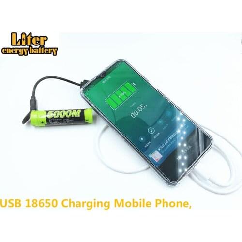 Laptop battery 4PCS 4 LED Indicator USB 5000M 18650 3.7V 3500mAh charging battery Intelligence Li-ion Rechargeable Battery