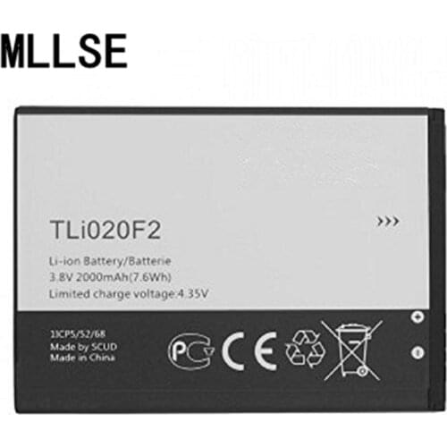 MLLSE 2000mAh for Alcatel OT-5017B 5042 5042A 5042D 5042E 5042F 5042G 5042T 5042W 5042X 6036 6036Y battery