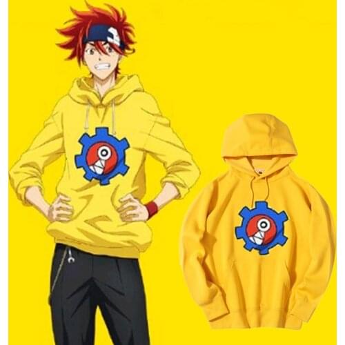NEW Anime SK8 the Infinity SK EIGHT Miya Chinen Spring Autumn Hoodie Sweatshirt Casual Hooded Coat Yellow Pullover Tops