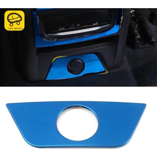 CarManGo Car Accessories Back Seat Power Outlet Panel Cover Frame Sticker Interior Decoration for BMW X3 G01 X4 G02 2018-2020