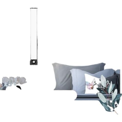USB charging lamp body sensor brushing wireless intelligent LED light bar magnet wardrobe cupboard wall bedroom