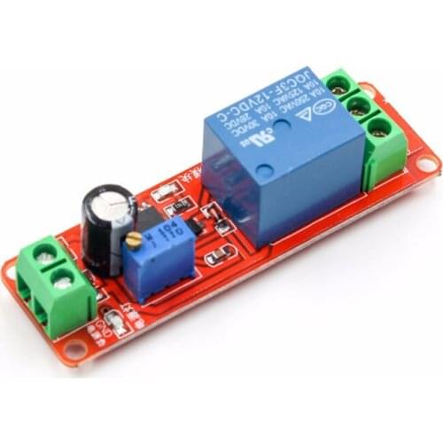 DC 12V Timer Switch Adjustable Module NE555 Time Delay Relay Module Delay Relay Shield 0~10S