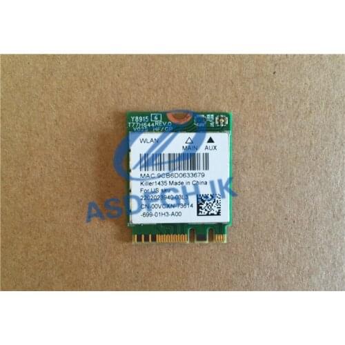 FOR Dell FOR Alienware 17 R4 Wireless 802.11ac Card 0VCXN 00VCXN CN-00VCXN WLAN Killer 1435 M.2 Tested