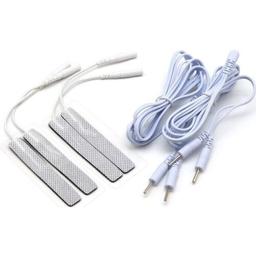 Electro Shock Pulse Nipple Clamp Massage Pads Electric Stimulator Sex Medical Themed Toys For Couple