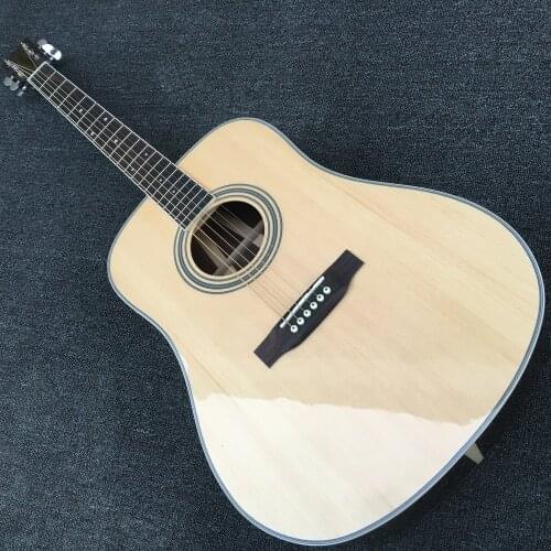 Dot inlays D35 acoustic guitar OEM acoustic electric guitar solid top D35 acoustic guitar free shipping solid top acoustic