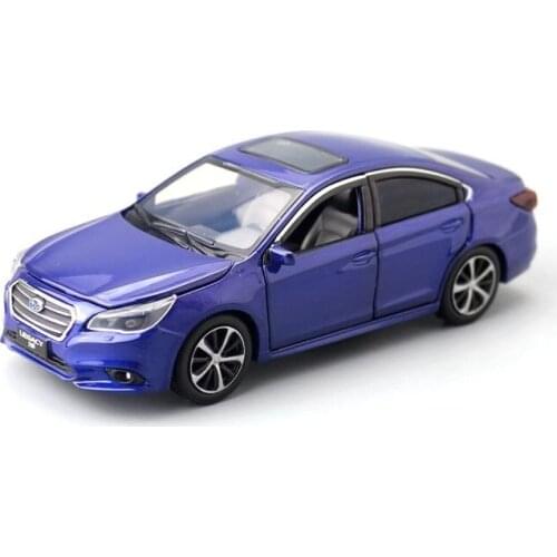 JACKIEKIM/1:32 Scale/Diecast Metal Toy/Subaru Legacy Super Sport Car/Sound & Light/Doors Openable/Educational/Gift/Collection