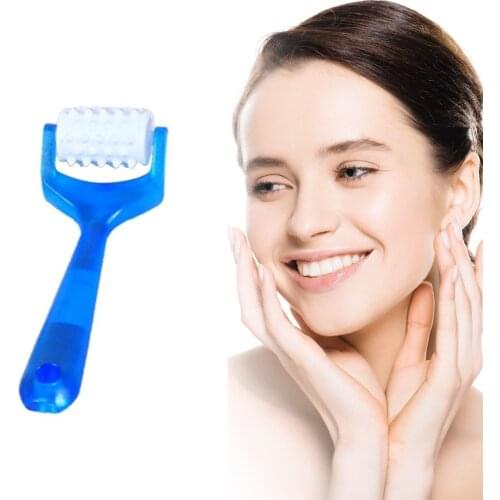 3 Color Compact Plastic Roller Facial Massager Body Safety Face-lifting Tool Makeup Beauty Tool