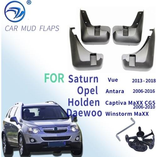 Set Molded Mud Flaps For Opel Antara 2006 - 2016 Saturn Vue 2008 - 2010 Mudflaps Splash Guards Mudguards 2012 2013 2014 2015