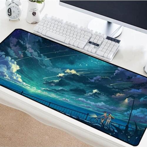 Mairuige Beautiful cartoon landscape pattern mouse pad seascape series desk pad high quality computer notebook keyboard pad