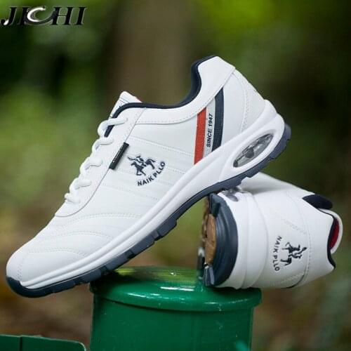 Mens Leather Autumn Shoes Boys Casual Sneakers Man Tennis 2021 Fashion Men White Trainers Wedges Sneakers Male Sport Shoes