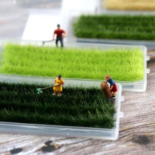 Handmade Simulation Model Scene Simulated Bush Scale Model Grass Tuft Grass Needle Grass Model DIY Building Materials