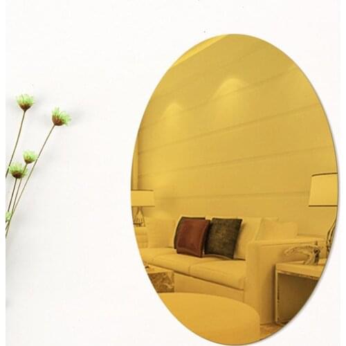 Wall Mirrors Bathroom Makeup Mirror Stickers Wall Mirror Stickers DecorativeAcrylic Dressing Mirror Stickers Home Decoration