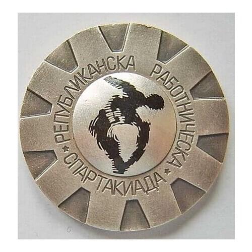 Wholesale cheap medal plaque Workers Sports medal best sales Zinc Alloy medal cheap custom antique silver sport medals coins