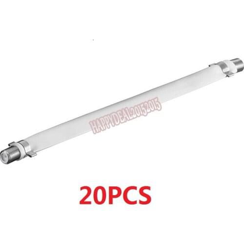 Flat RG6 Coaxial Cable 8" RG6 F Connector RV Satellite Door Window Lot 20pack