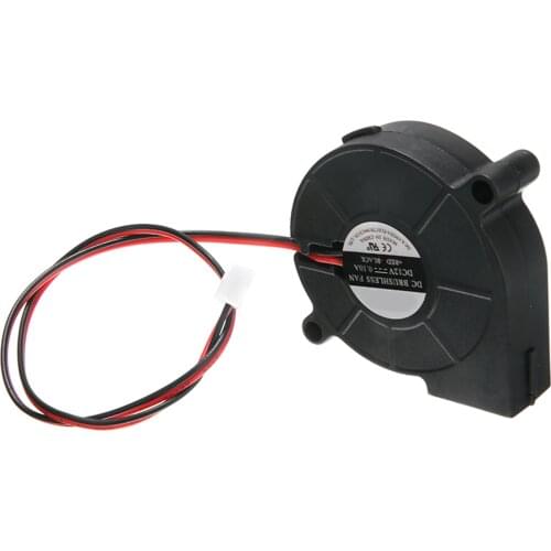 DC 12V 50mm Blow Radial Cooling Fan with Low Noise For Hotend / Extruder RepRap 3D Printer Parts