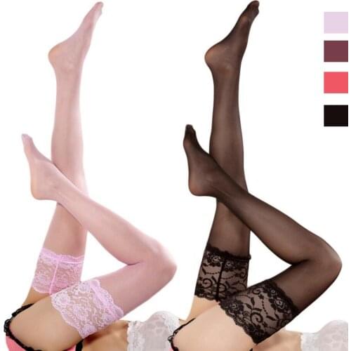 Widen the lace stockings knee-high thigh womens sexy silk stockings summer appeal