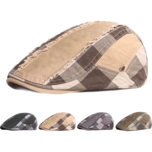 Peaky Blinders Summer Style Plaid Berets Mens Caps Casual Unisex Sports Cotton Women Hat Boina Casquette Flat Cap Painter Cap