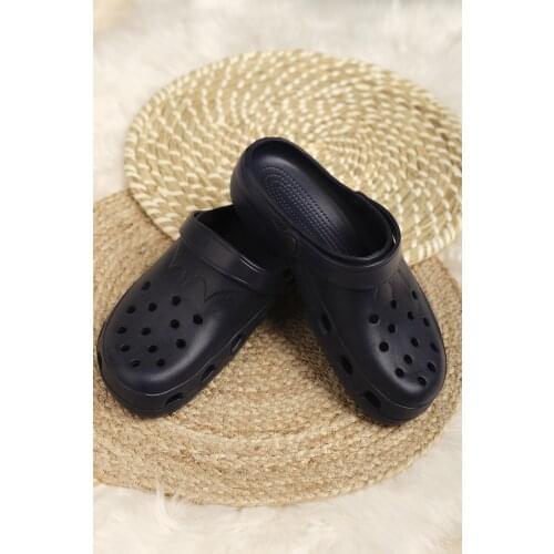 Mila Detailed Color Thick Bottom Female Slippers