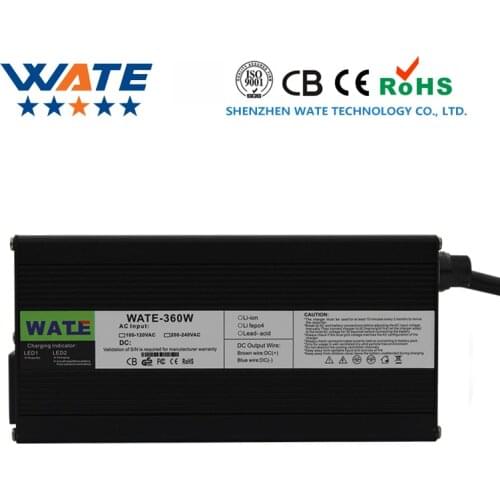 48V 7A Charger 48V Lead Acid Battery Smart Charger 58.8V 7A Charger With Fan Aluminum Shell Smart Charger
