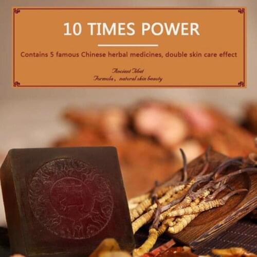 1Pc Non-irritating Removal Blackhead Facial Anti Mites Tibetan Medicine Soap