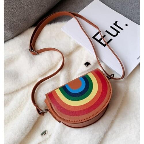 2020 Fashion Baby Girls Mini Messenger Bag Cute Floral Design Kids Coin Purses Children Handbags Shoulder Bags