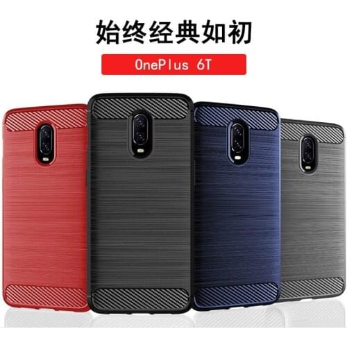3D Carbon Fiber Case for OnePlus 6T 6 Shockproof Armor Phone Ultra Thin Back Cover for 1+ 5 5T 7 Pro Soft TPU Silicone Case