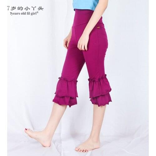 7years Old Lil Girl 2021 Lycra Cotton Tribal Belly Dance Tight Pants Gothic Yoga Wear BEE01-05