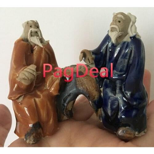 Aquarium Ceramic Old Man Table Decorations Fish Tank Underwater Landscape Ornament Decorative Figure Craft