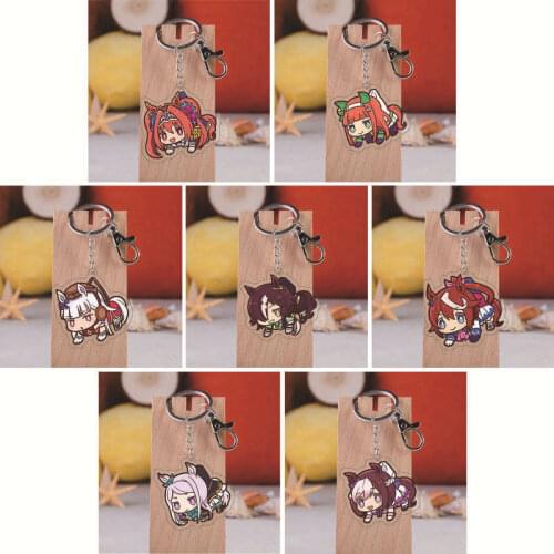 Anime Umamusume: Pretty Derby Taiki keychains Pendants Llavero