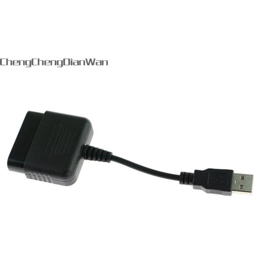 ChengChengDianWan high quality For PlayStation PS2 Game Controller To PS3 PC Computer USB Converter Adapter 10pcs/lot