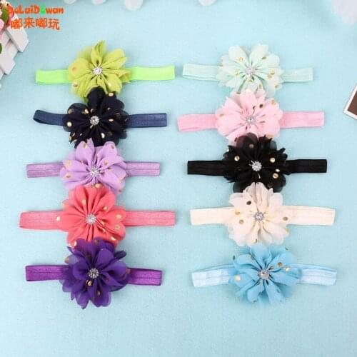 Baby Hair Band Headband Flower Girl Props Kids Cute Headwear Accessories 10 Pcs
