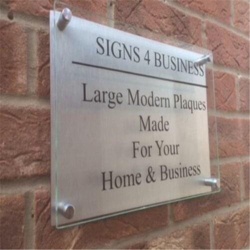 Customized Acrylic Signs with Aluminum Plastic Panel for Your Logo Door Number Signs House Plaques