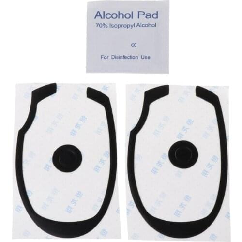 2 Sets 0.6mm Thickness Mouse Feet Mouse Skates for Razer Naga Lava Version