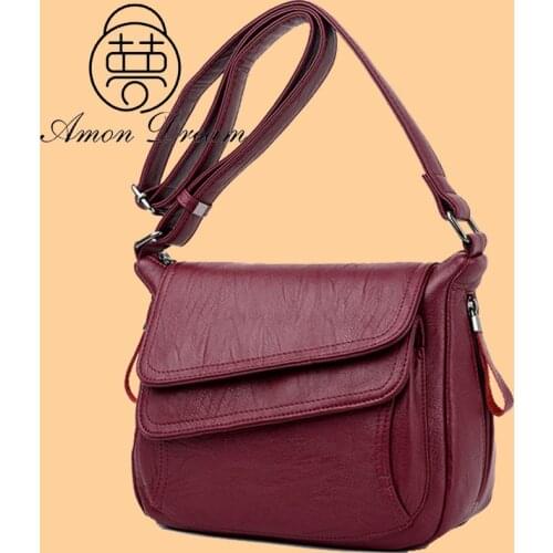 Purses Quality Leather Shoulder Crossbody Bags for Women 2021 Luxury Handbags Women Bags Designer High Quality Messenger Bag Sac