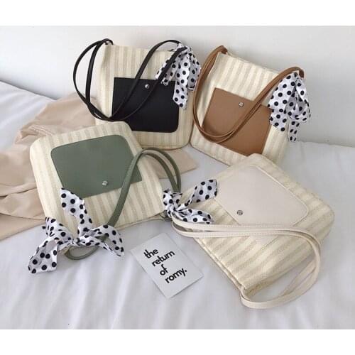 Summer Straw Bags Handmade Tassel Small Beach Bags 2020 Raffia Rattan Woven Handbags Vacation Shoulder Crossbody Bags Clutch